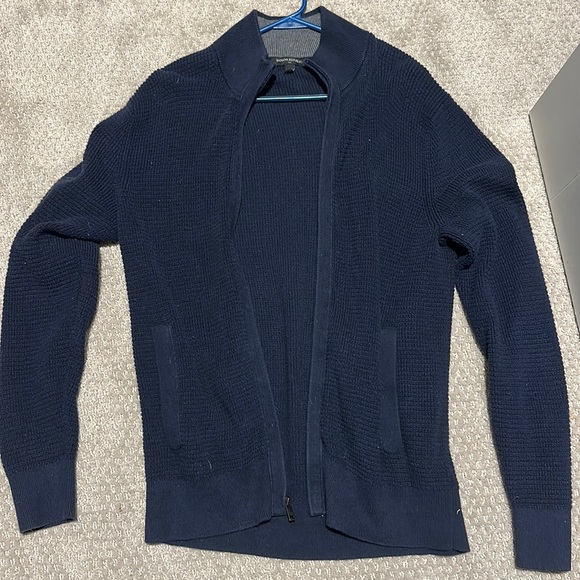 Banana Republic Other - Banana Republic Full Zip Navy Blue Sweater